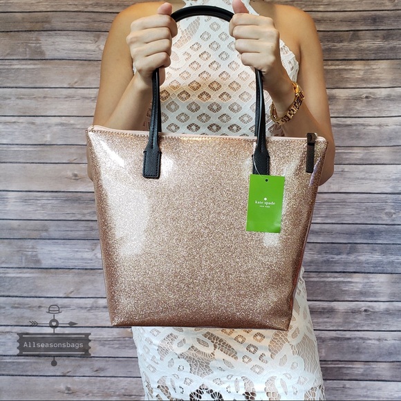 NWT kate spade Jeralyn Mavis Street Tote Rosegold - Picture 3 of 7